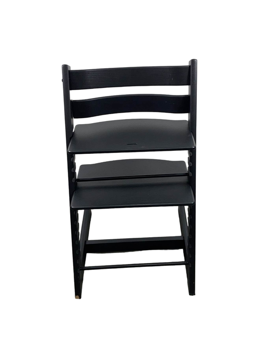 used Stokke Tripp Trapp Chair, Oak Black