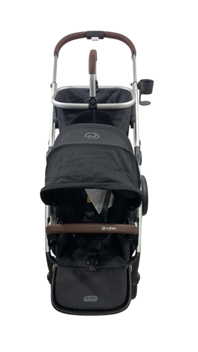 Shop Cybex Gazelle S Modular Stroller, 2024, Moon Black, Silver Frame at GoodBuy Gear