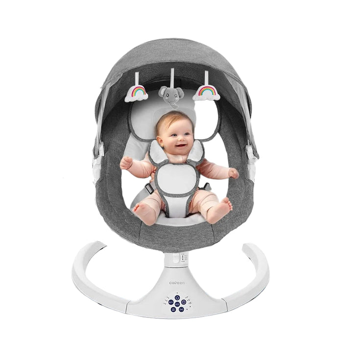 Caveen Electric Bluetooth Baby Rocker, Grey