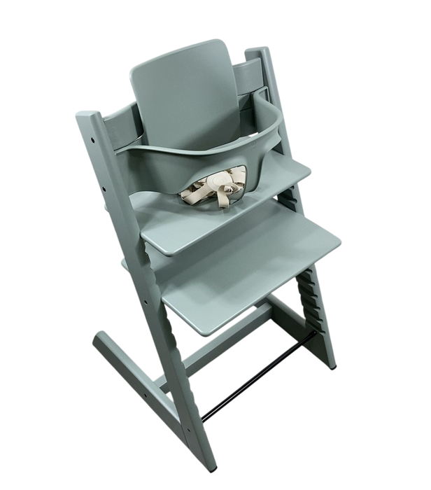 Shop Stokke Tripp Trapp High Chair With Baby Set, 2, Glacier Green at GoodBuy Gear