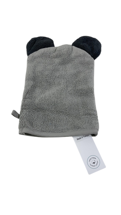 Shop Mori Animal Towel Mitt, Grey Panda at GoodBuy Gear