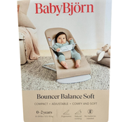 Shop BabyBjorn Bouncer Balance Bundle With Toy Bar, Googly Eyes Black & White, Light Gray Frame, Beige/Gray at GoodBuy Gear