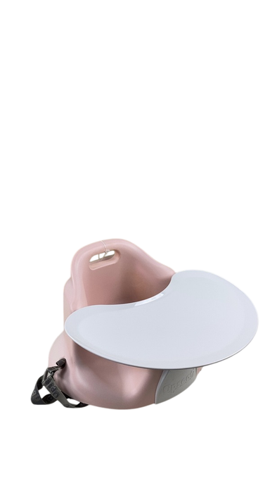 Shop Upseat Baby Floor Chair and Booster Seat with Tray, Pink at GoodBuy Gear