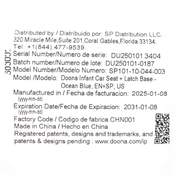 Shop Doona Infant Car Seat & Stroller Combo, 2025, Ocean Blue at GoodBuy Gear