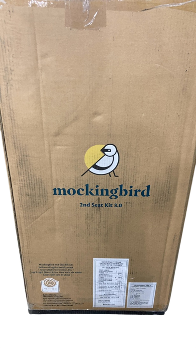 Shop Mockingbird 2nd Seat Kit 3.0, Charcoal with Penny Leather, Solid Black at GoodBuy Gear