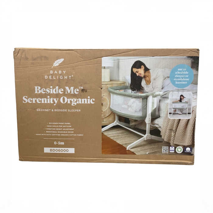 Shop Baby Delight Beside Me Serenity Bassinet and Bedside Sleeper, Sage at GoodBuy Gear