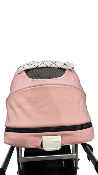 Shop Mockingbird Single 2.0 Stroller, Bloom, Windowpane, Silver With Black Leather, 2025 at GoodBuy Gear