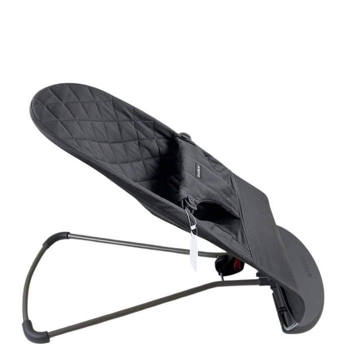 Shop BabyBjorn Bouncer Bliss, Anthracite Cotton Classic Quilt, Dark Gray at GoodBuy Gear