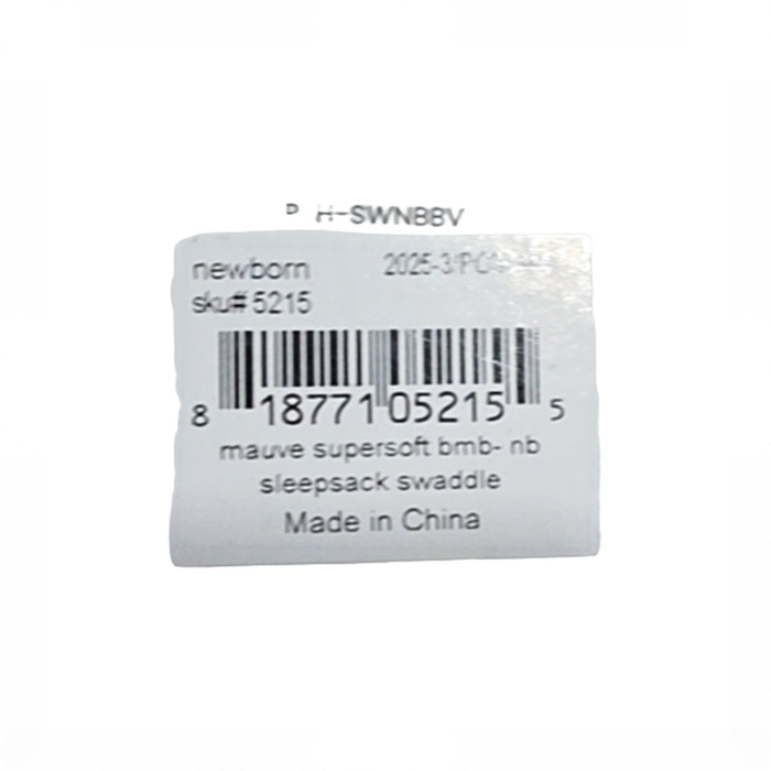 Shop Halo SuperSoft SleepSack Swaddle, Mauve, Newborn at GoodBuy Gear