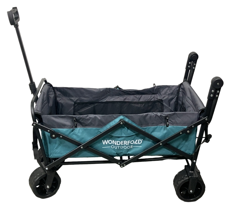 Wonderfold S3 Outdoor Utility Wagon, Hunter Green & Gray