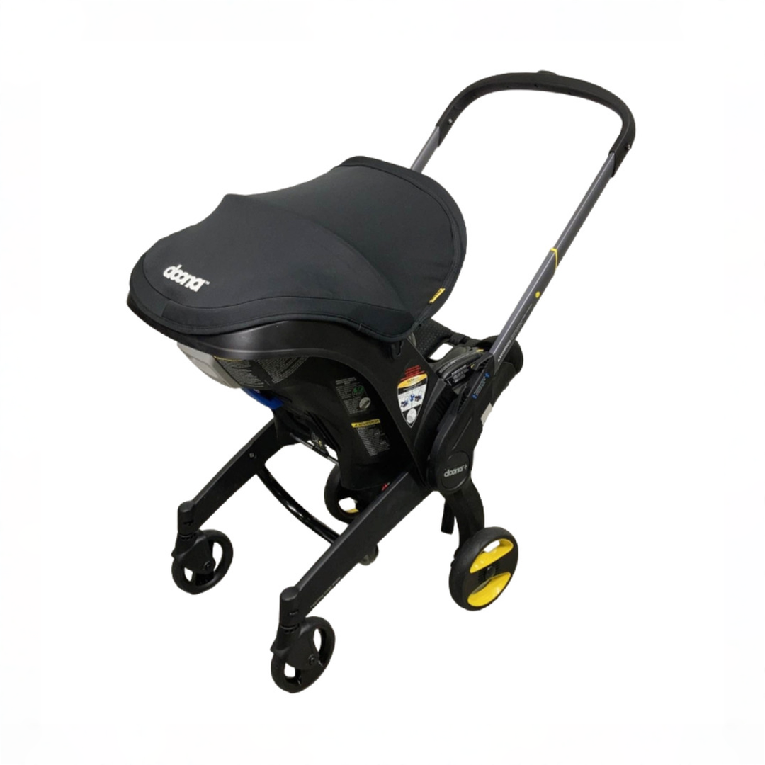 all black car seat and stroller combo Doona Infant Car Seat & Stroller Combo, 2023, Nitro black