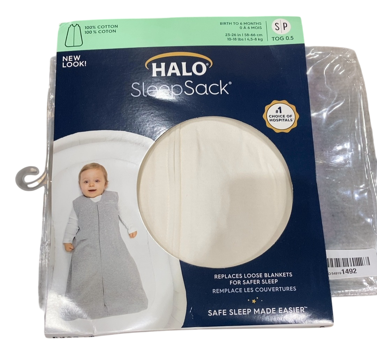 Shop Halo Cotton Sleepsack, Cream, Small at GoodBuy Gear