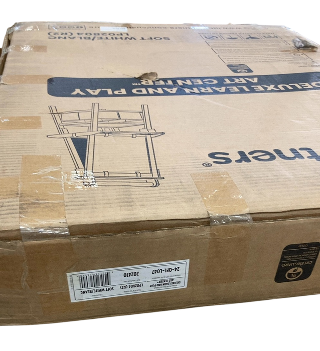 Shop Little Partners Deluxe Learn 'N Play Art Center Easel, Soft White at GoodBuy Gear