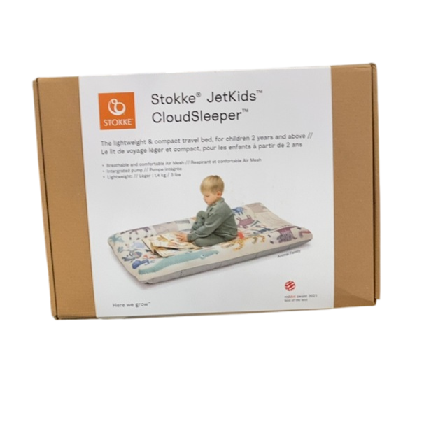 Shop Stokke JetKids CloudSleeper Inflatable Kids’ Bed, Animal Family at GoodBuy Gear