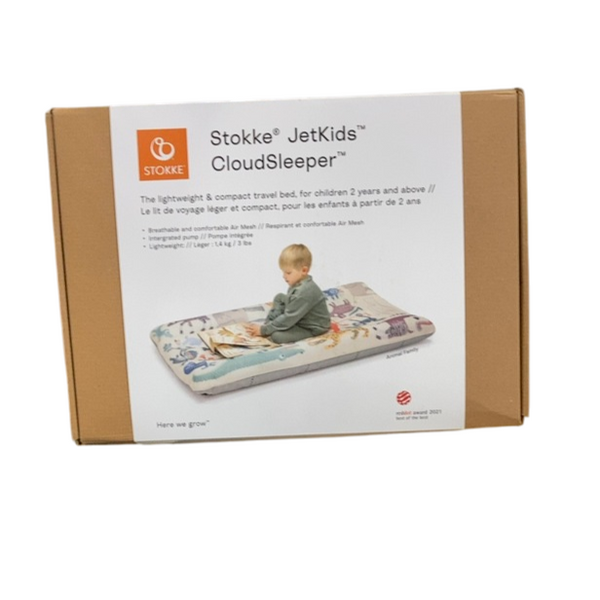 stokke jetkids cloudsleeper inflatable travel bed Stokke JetKids CloudSleeper Inflatable Kids' Bed, Animal Family