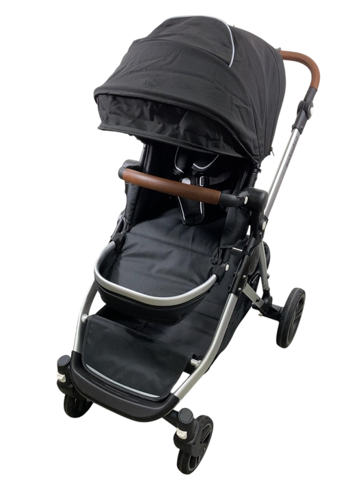 Shop Mockingbird Single to Double 2.0 Stroller, 2024, Black, Silver With Penny Leather, Windowpane at GoodBuy Gear