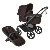 Shop Bugaboo Fox 5 Renew 2-in-1 Stroller, 2026, Black Frame, Cocoa Brown at GoodBuy Gear