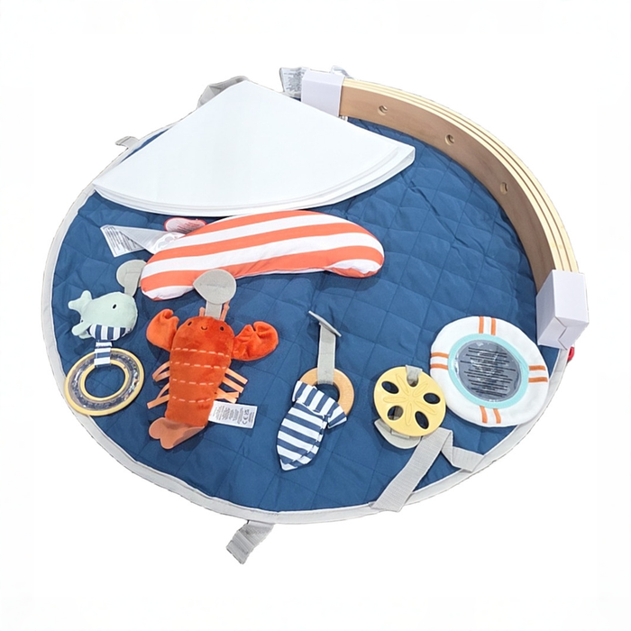 Shop DRAFT - Ingenuity Cozy Spot Reversible Activity Gym, Harbor Haven at GoodBuy Gear