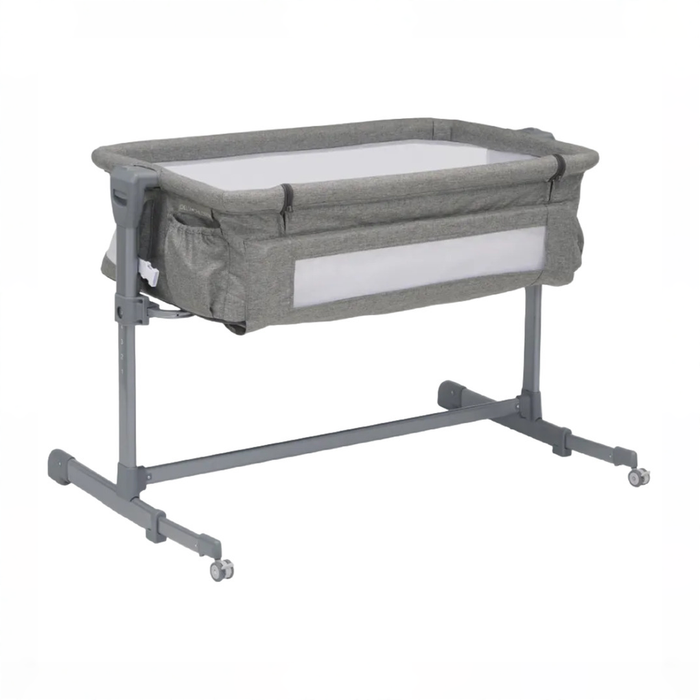 Shop Delta Children Close2Me Bedside Bassinet, Grey Tweed at GoodBuy Gear