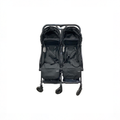 Shop Mompush Lithe Double Stroller, 2025, Black at GoodBuy Gear