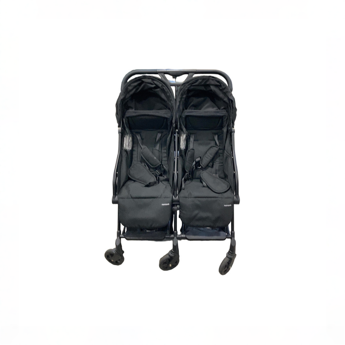 Shop Mompush Lithe Double Stroller, 2025, Black at GoodBuy Gear