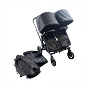 Shop Bugaboo Donkey 5 Duo Stroller, 2024, Black, Midnight Black, Midnight Black at GoodBuy Gear