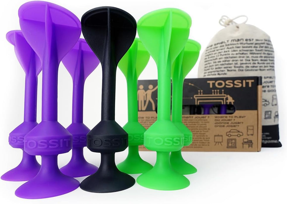 TOSSIT Game Original Starter Pack, Purple Green