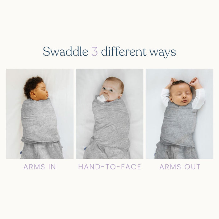 Halo SleepSack Swaddle, 1.5 TOG, Blue Safari Animals, Small