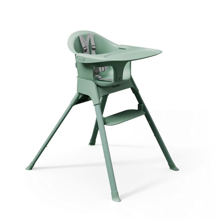 Mompush Olli 7-in-1 Convertible High Chair, Mint Green
