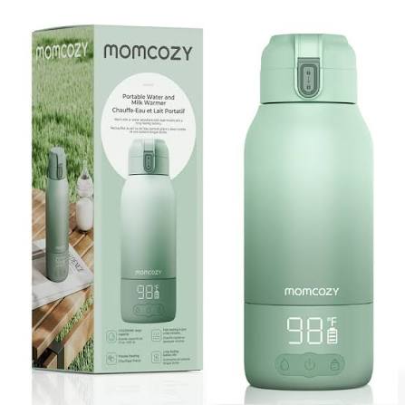 Momcozy Superfast Portable Breast Milk & Water Warmer for Travel, Green, MW05