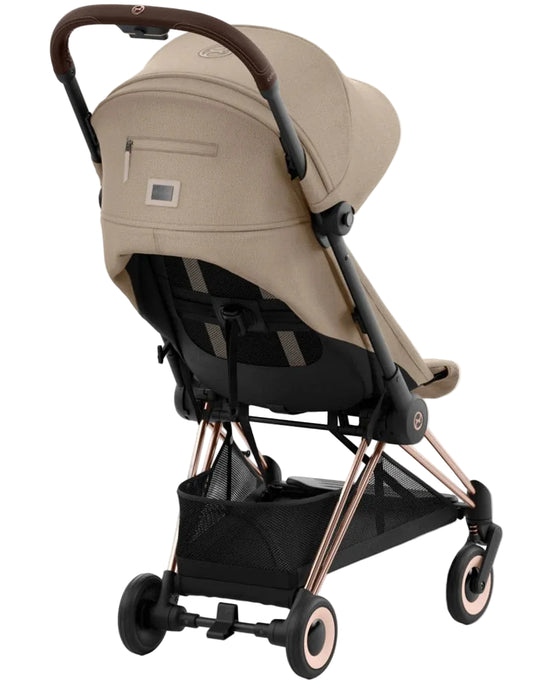 Cybex Coya Stroller, 2024, Cozy Beige, Rose Gold