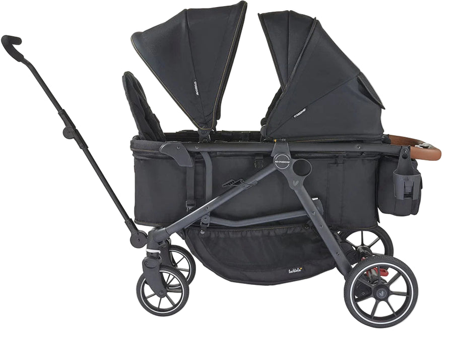 Larktale Crossover V2 Convertible Stroller-Wagon, Byron Black, 2024