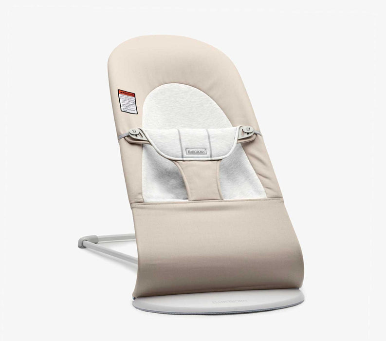 BabyBjorn Bouncer Balance, Light Gray Frame, Khaki/Beige