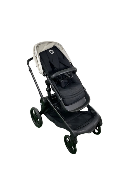 Shop Bugaboo Kangaroo Single To Double Stroller, 2024, Black, Midnight Black, Misty White at GoodBuy Gear