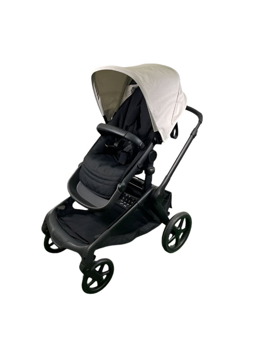 Shop Bugaboo Kangaroo Single To Double Stroller, 2024, Black, Midnight Black, Misty White at GoodBuy Gear