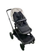 Shop Bugaboo Kangaroo Single To Double Stroller, 2024, Black, Midnight Black, Misty White at GoodBuy Gear