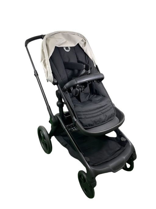 Shop Bugaboo Kangaroo Single To Double Stroller, 2024, Black, Midnight Black, Misty White at GoodBuy Gear