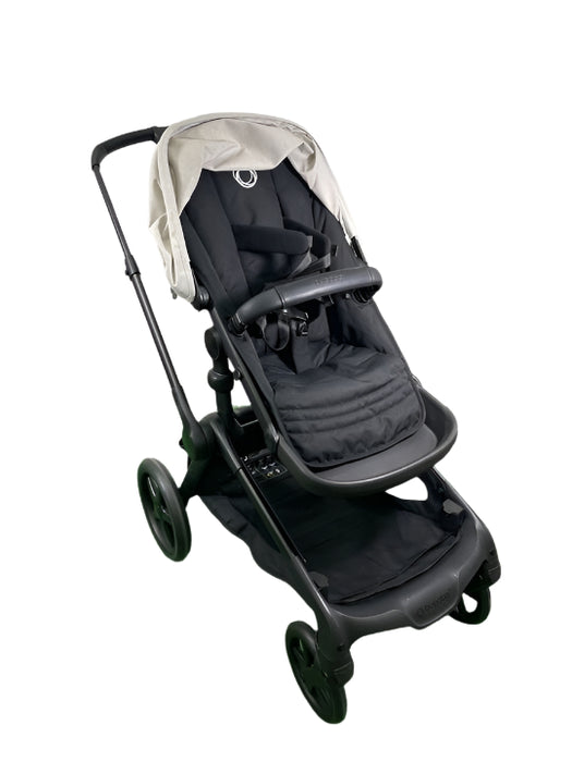 Shop Bugaboo Kangaroo Single To Double Stroller, 2024, Black, Midnight Black, Misty White at GoodBuy Gear