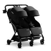 Shop Mompush Lithe Double Stroller, Black, 2025 at GoodBuy Gear