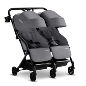 Shop Mompush Lithe Double Stroller, Grey, 2025 at GoodBuy Gear