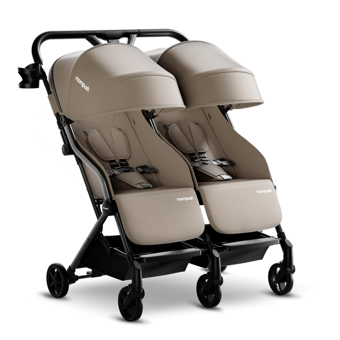 Mompush Lithe Double Stroller, 2026, Khaki