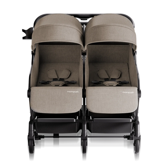 Mompush Lithe Double Stroller, 2026, Khaki