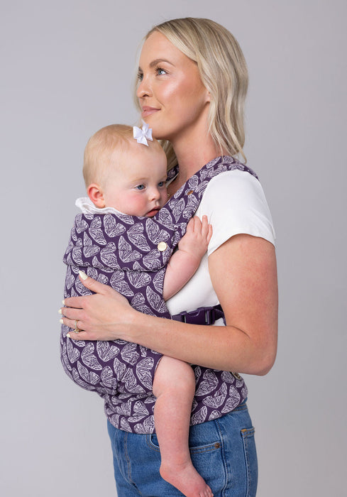Shop Mabē The Monarch Baby Carrier, Violet Wings at GoodBuy Gear