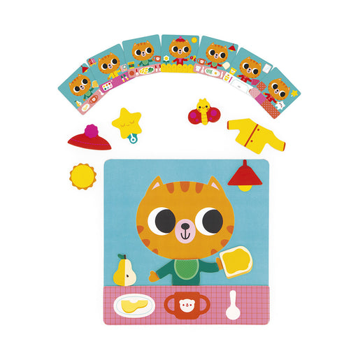 Shop Janod Magnetic Puzzle, Daily Routines Cat at GoodBuy Gear