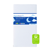 Shop Organic Dream Organic Cotton 2-Stage Lightweight Ultra Crib Mattress, White at GoodBuy Gear