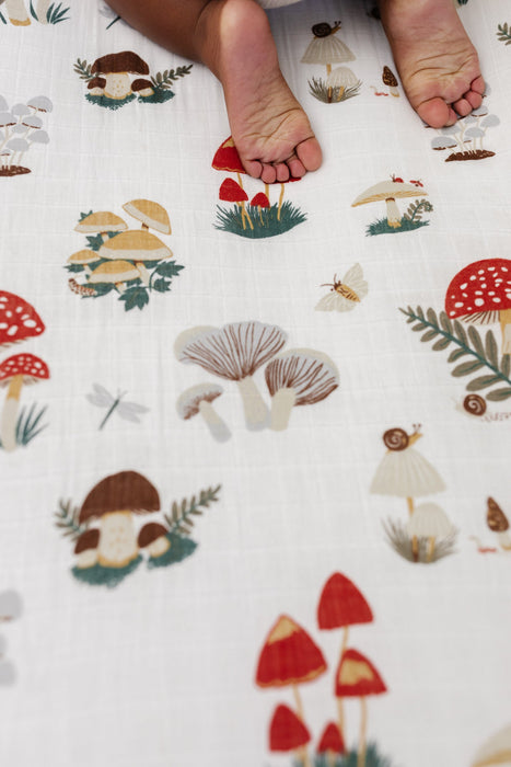 Shop Clementine Kids Mushroom Crib Sheet at GoodBuy Gear