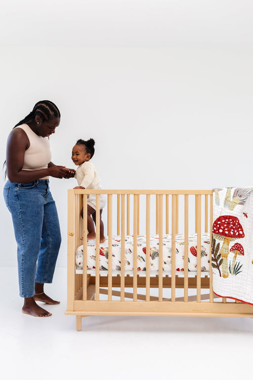 Shop Clementine Kids Mushroom Crib Sheet at GoodBuy Gear