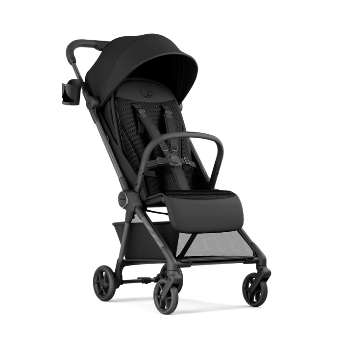 Mompush Nexis Carbon Travel Stroller, 2026, Black
