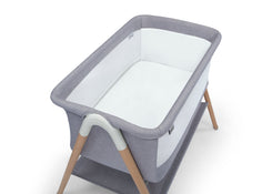 Shop Simmons Kids Koi Beechwood By The Bed Bassinet, Grey Dove at GoodBuy Gear