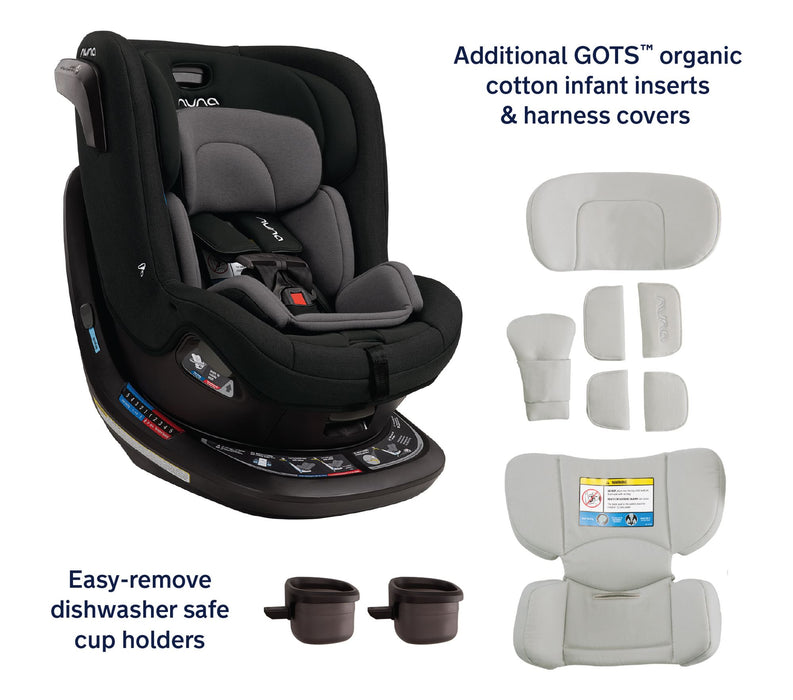 Shop Nuna Revv Rotating Convertible Car Seat, Caviar, 2025 at GoodBuy Gear